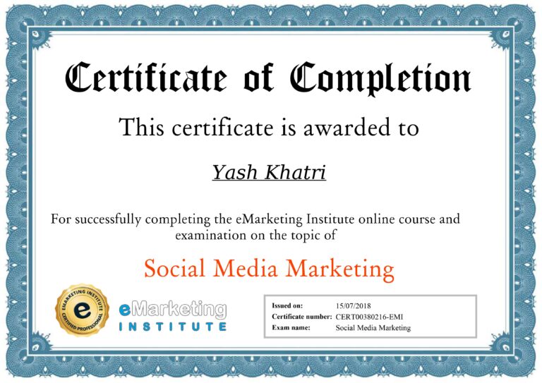 Social Media Marketing by eMarketing Institute