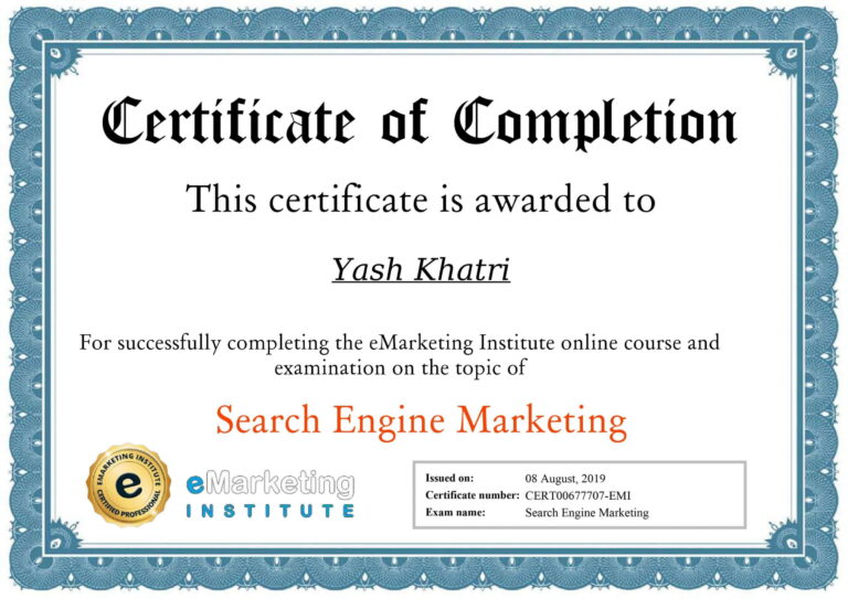 Search Engine Marketing by eMarketing Institute